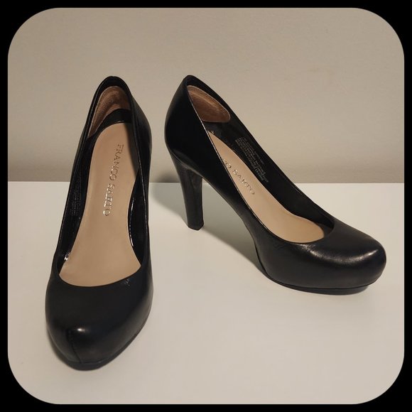 FRANCO SARTO || Black High Heel Pumps (SIZE 7M) - Picture 2 of 6